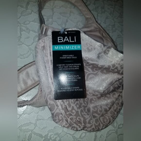 BALI satin tracings minimizer underwire bra style 3562 NWT - Picture 7 of 10